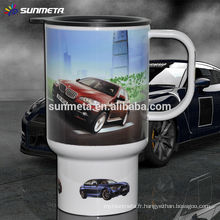 White Blank Sublimation Car Mug fabricant